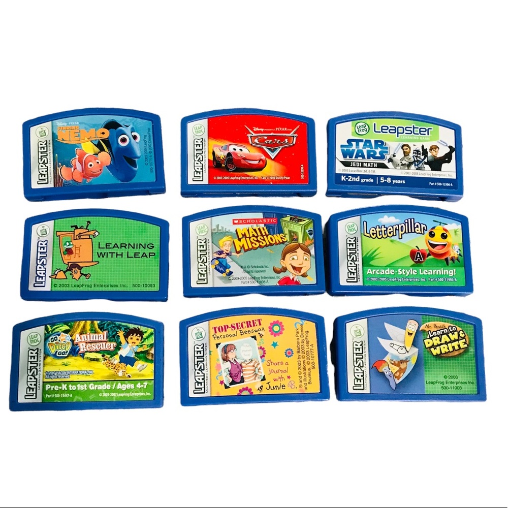 9 Leapfrog Leapster Learning Games